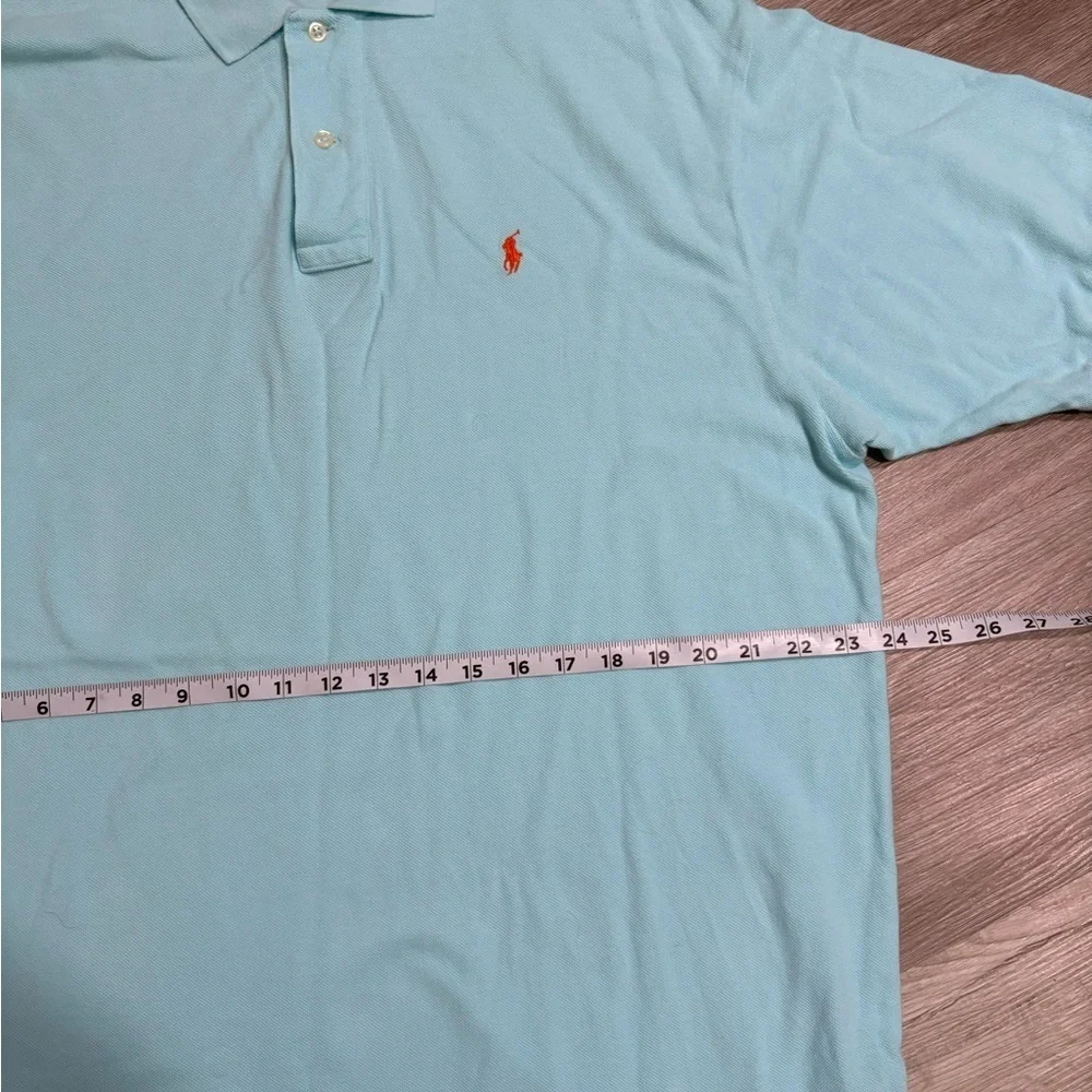 Classic Polo Ralph Lauren Men's Aqua Polo Shirt XL Classic Fit.